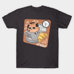 Embrace the Existential Dread Cat T-Shirt